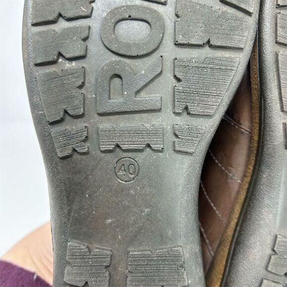 Romika Women's Chocolate Brown Leather Slip-On Casual Loafers Size 40 (US 9-9.5) - Picture 11 of 12